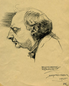 Engelbert Röntgen,  drawing of Frants Röntgen